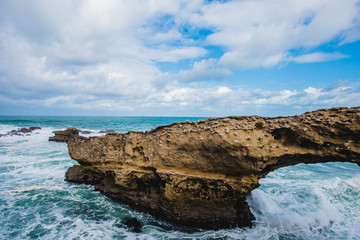 biarritz france landscape beach ocean