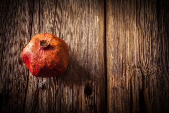 grenades on a wooden background