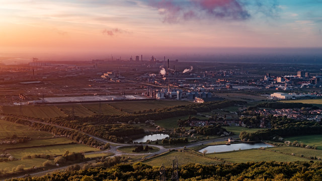 Wilton Works from Eston Nab, Middlesbrough