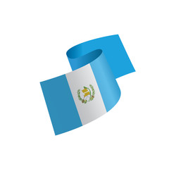 Guatemala flag, vector illustration