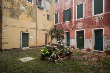 Obraz na płótnie Canvas Buildings and houses in Venice