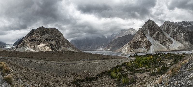 Passu is a small village on the Karakoram Highway, beside the Hunza River, some 15 kilometers from Gulmit, the Tehsil headquarters of Gojal in the Gilgit-Baltistan region of Pakistan,