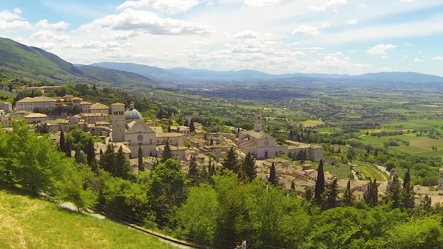 assisi landscape view