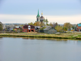 Temple of St. Nicholas. The village of Bengu. Sverdlovsk region. Russia