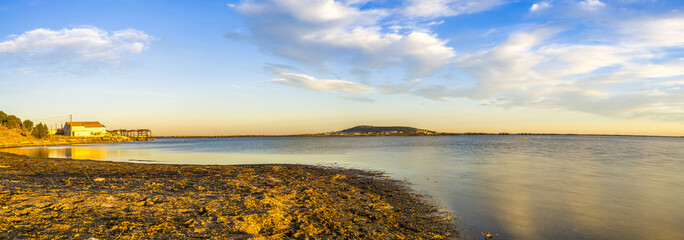 Panorama de l'étang de Thau, Occitanie en France