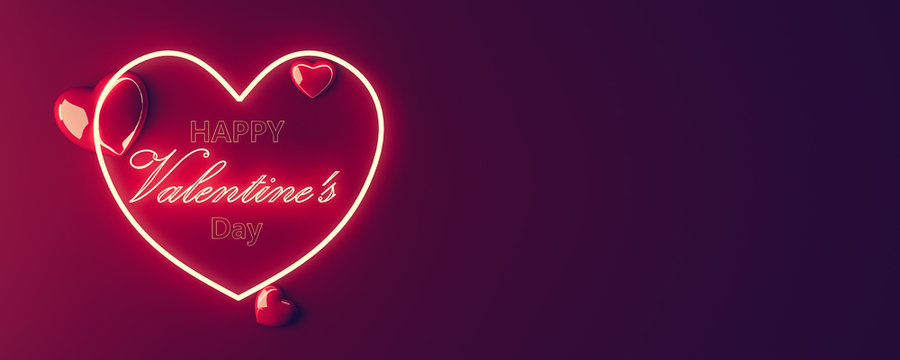 Valentines Card , Heart shape