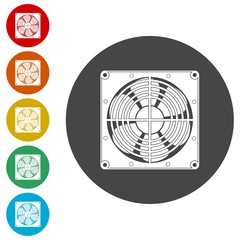 Exhaust fan icon 