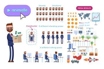Minimalistic character constructor for animating 