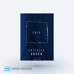 Abstract design of business vector brochure, template cover, playbill