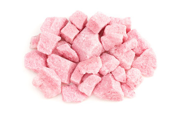 Strawberry flavored sugar 