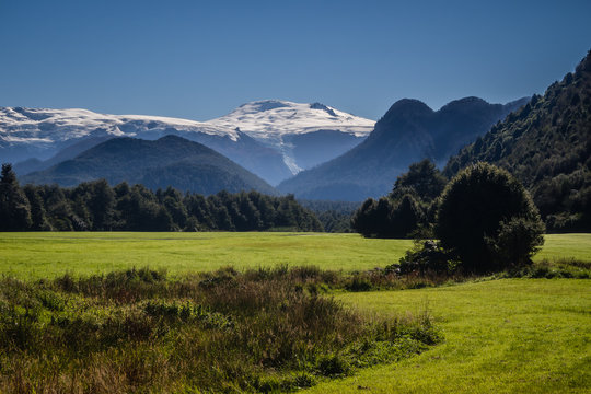 Landsacpe In Chilean Patagonia