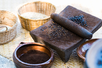 Traditional Coffee Grinding - Guatemala