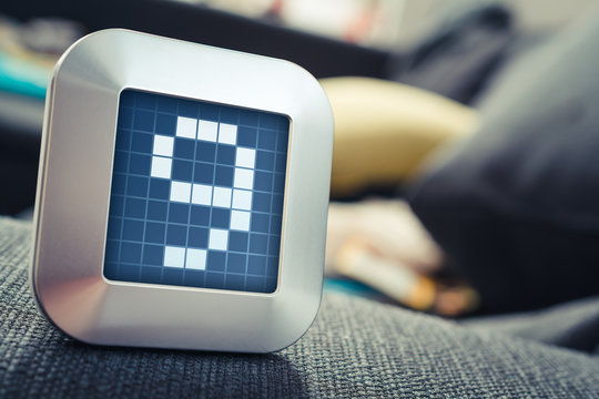 The Number 9 On A Digital Calendar, Thermostat Or Timer - Powered by Adobe
