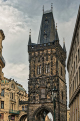 Prague, the old powder tower
Vertical shot of the iconic old powder tower in the old town of Prague, Czech Republic