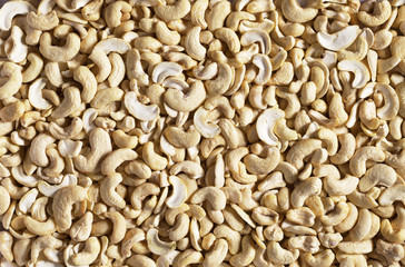Cashew nuts background