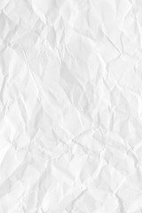 Texture of white paper. Wrinkled surface, it is like an old one.