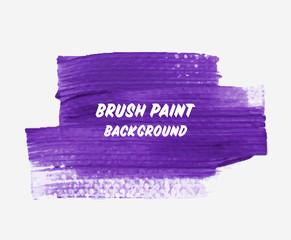 Logo brush painted acrylic abstract background design illustration vector over square frame. Perfect watercolor design for headline, logo and sale banner. 