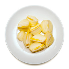 onion cut by pieces