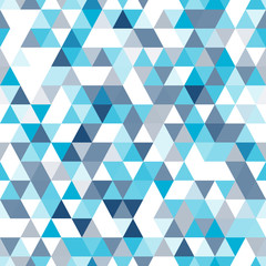 Abstraktes nahtloses Muster von Dreiecken. Mosaik aus geometrischen Formen.