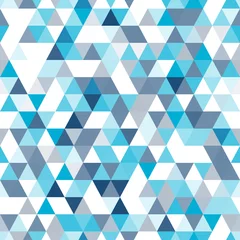 Foto op Plexiglas Driehoeken Abstracte naadloze patroon van driehoeken. Mozaïek van geometrische vormen.