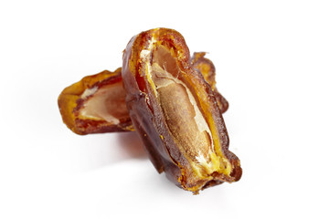 date fruit isolated on white