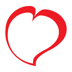 Asymetrical heart icon