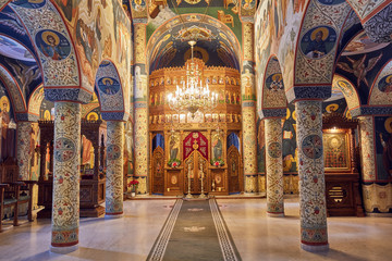 Fototapeta na wymiar Interior of a church