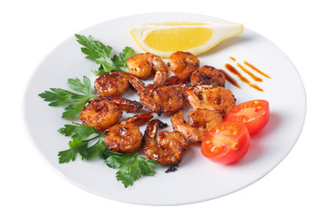 teriyaki shrimps