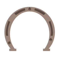 Lucky horseshoe illustration