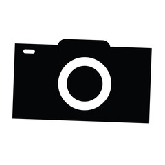 Isolated camera silhouette