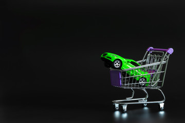 buying a car in auto shop