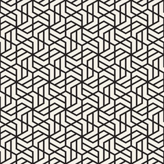 Vector seamless lattice pattern. Modern stylish texture with monochrome trellis. Repeating geometric grid. Simple design background.