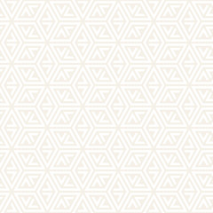 Vector seamless stripes subtle pattern. Modern stylish texture with monochrome trellis. Repeating geometric hexagonal grid. Simple lattice design.