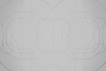 Abstract bright shiny  background. Luminous balls and metallized spirals. Elegant background illustration