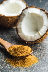 Sweet coconut sugar.