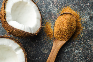 Sweet coconut sugar.
