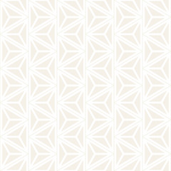 Vector seamless stripes subtle pattern. Modern stylish texture with monochrome trellis. Repeating geometric hexagonal grid. Simple lattice design.