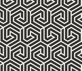 Vector seamless pattern. Modern stylish abstract texture. Repeating geometric tiles