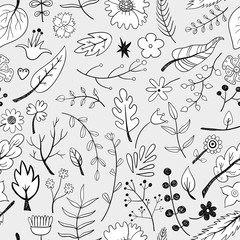 Fototapeta premium Floral Seamless Background