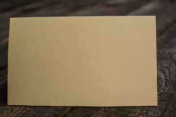 Blank greeting card