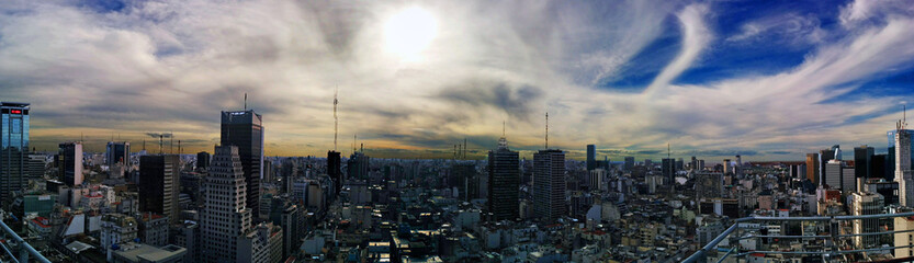 Buenos Aires, Argentinien, über den Dächern