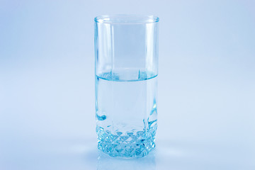 Glass of Water isolated on a white background