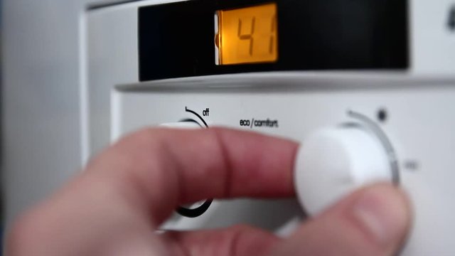 Using the water heater thermostat