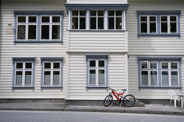 Fototapeta na wymiar Impressionen in Gudvangen, Norwegen