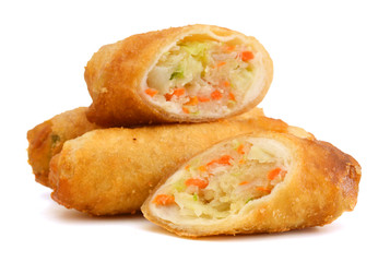 Vegetable spring rolls a great side order at asian restaurants
