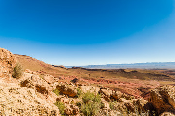 View on Mountain landscape by Dades in Morocco