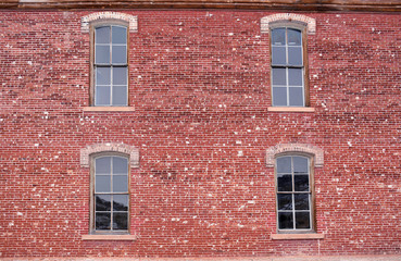Brick Wall Windows