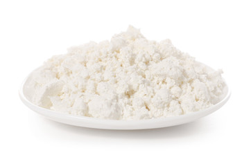 Plate of cottage cheese