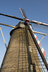 De windmolen op het gasthuis in de gemeente Eijsden-Margtaen