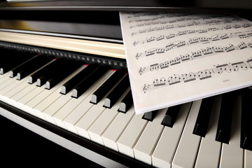 piano, game, learning, notes, keys, music, silence,